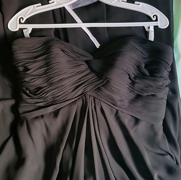 Bridesmaid, Evening Gown Strapless Dress - Picture 3 of 6